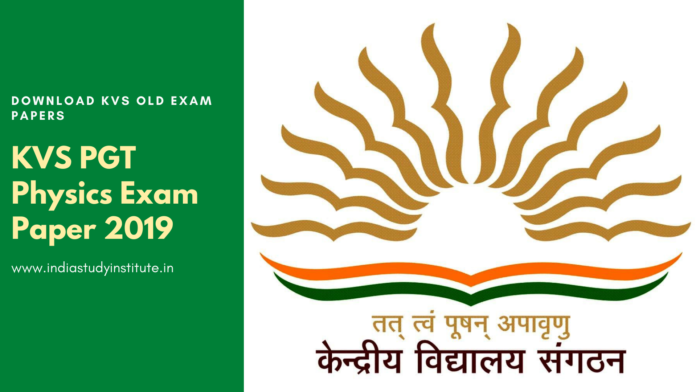 English Exam Paper 2019 KVS Previous Year Question Papers Download