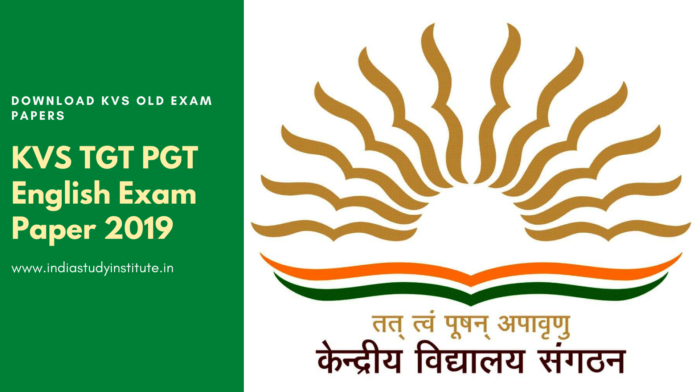 Math TGT-PGT Paper 2019 Download KVS Old Exam Papers 2019 Free